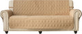 Ameritex Couch Sofa Slipcover 100% Waterproof Nonslip Quilted Furniture Protector Slipcover for Dogs, Children, Pets Sofa Slipcover Machine Washable (Sand, 78") by Ameritex