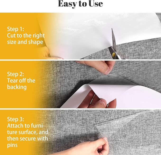 Generic Cat Scratch Furniture Protector, 15.8"x157" Thick Vinyl Couch Protector, Clear Self-Adhesive Cat Tape for Furniture, Sofa, Door, Walls - Image 3