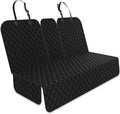 Yonktoo Dog Car Seat Cover for Back Seat, 60/40 Split Bench | 53" Wide • Water-Resistant Oxford • Non-Slip • Black • Family Cars, Compact SUVs & Compact MPVs by Yonktoo