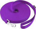AmaGood Dog/Puppy Obedience Recall Training Long Dog Leash- 20 feet 30 feet 50 feet 15 feet Long Leash for Dogs Training,Recall,Play,Safety,Camping (Purple, 20 Foot (Pack of 1)) by DOGLEASH