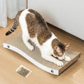 Cat Scratcher, Durable Scratch Pad, Corrugated Cardboard Scratching Board for Indoor Cats, Heavy Duty, Double-Sided Usability, Recyclable, with Catnip, Medium, 1 Pack by Conlun