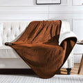 Soft Waterproof Blanket for Bed Couch Sofa, Caramel, 60x80 inches | Liquid Pee Proof Pet Blanket for Dog Puppy Cat, Reversible Sherpa Fleece Blanket for Couch Cover, Furniture Protector by Yaning