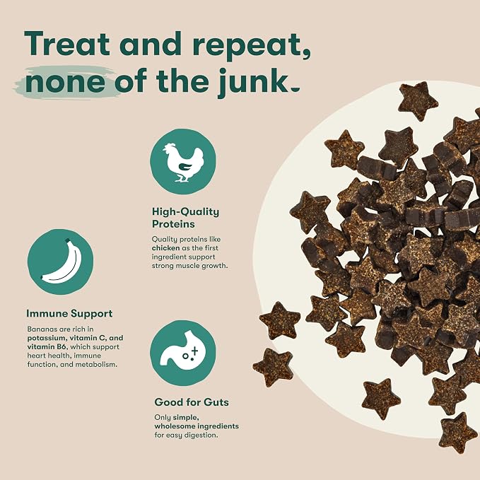 Jinx Dog Training Treats, Bite-Sized Training Treats for Dogs, Chicken, 4oz | 1 Pack Healthy Dog Treats Training with Cage Free Chicken, Vitamins for Immunity & No Fillers for Puppies, Adults & Seniors - Image 4