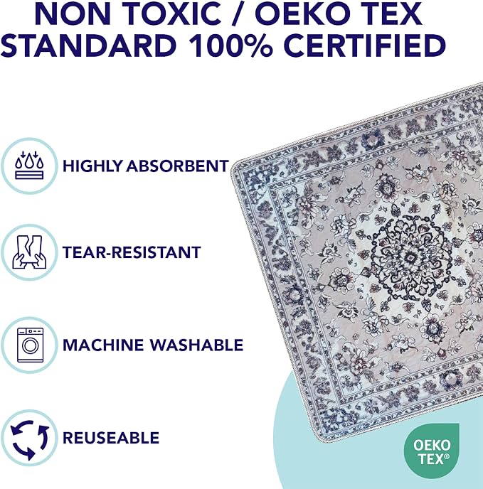 PUPIBOO Washable Pee Pads for Dogs and Cats - Super Absorbent Reusable Puppy Training Pads - 100% Waterproof, Leak-Proof & Non-Slip Whelping Pads for Pet Housebreaking - Image 3