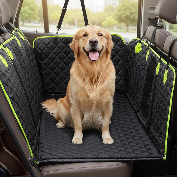 2-in-1 Dog Car Seat Cover for Back Seat, Transform to Passenger Mode - Dog Car Seat, Waterproof, Scratch-resistant, Support to 330lbs, for Outdoor Activities, Travel, to the Vet, for Cars/SUV/Truck - Image 9