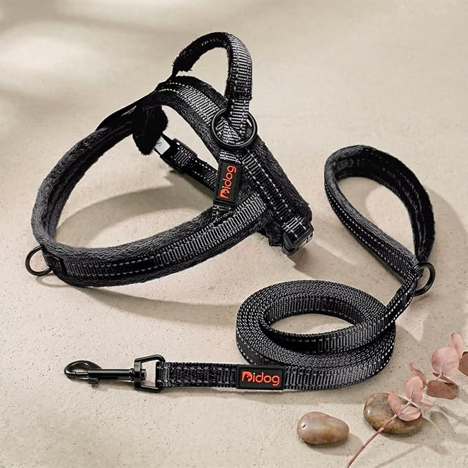 Didog 6FT Reflective Dog Leash for Small Medium Dogs,Slim 5/8" Width, Black | Soft Padded Handle, Plush Comfort Grip, Tangle-Free, 360° Swivel Clasp for Daily Walking and Training, Night Safety - Image 7