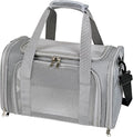 Cat,Dog Carrier for Small Medium Pet Carrier,Soft Sided Dog Bag Up to 12Lbs Puppy Carrier,Breathable Portable Foldable Airline Approved Pet Carriers for Travel (Grey) by Unknown