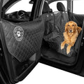 Ruff Liners Dog Hammock for Car, Waterproof - As Seen on Shark Tank | Patented door panel protection, waterproof, machine-washable, heavy-duty materials with touch fasteners and belt slots by RuffLiners