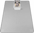 Silicone Cat Litter Mat for Litter Box 50”x35” Large Cat Mat, Light Grey | Waterproof, Non-Slip, Leak-Proof Rug Mat with Lip, Easy to Clean, Extra Large Litter Catcher Mat for Floor by Bartuke