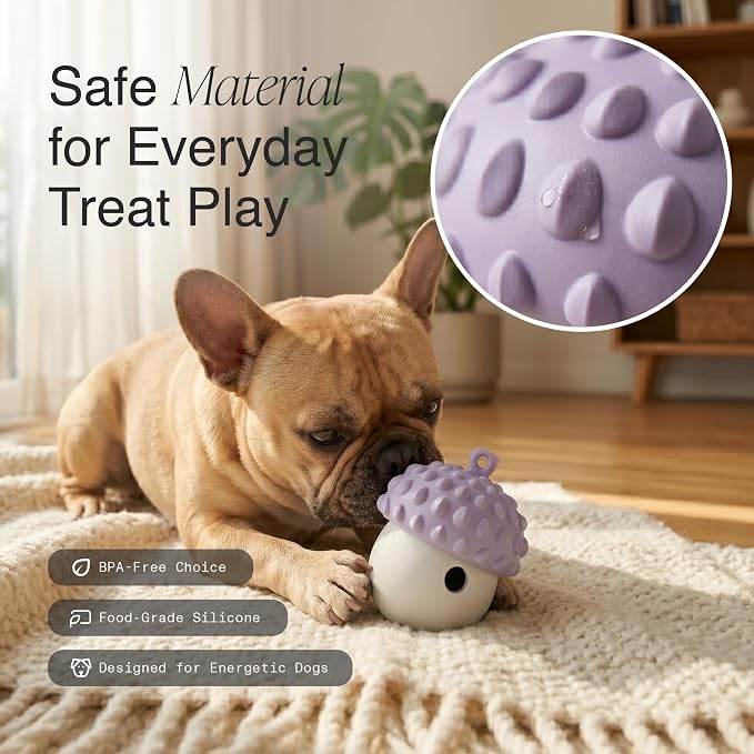 PiFi Silicone Dog Treat Dispenser & Puzzle Feeder for Medium Dogs, 5x3.8 in | Slow Feeder, BPA-Free Silicone for Wet, Dry & Frozen Treats, Twist-Apart Easy Clean - Image 6