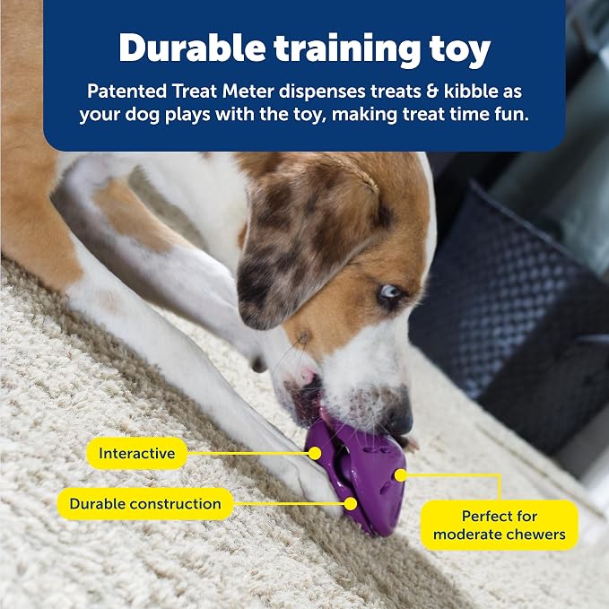 PetSafe Busy Buddy Twist 'n Treat Dispensing Dog Toy, Small | Twist Halves Apart for Quick Treats or Closer for a Challenge, Patented Treat Meter, Top-Rack Dishwasher Safe - Image 5