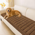hyha Couch Cover for Dogs, Washable Non Slip Plush Flannel Sofa Protector | Thick Flannel, Anti-Slip Backing, Pet Hair & Scratch Protection, Fits Sofa & Loveseat (27.6" x 88") by hyha