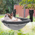Cat Window Perch Cordless, Foldable & Stable Cat Beds- Breathable Cat Window Hammock for Overlooking, Sunbathing and Climbing - Maximum Hold Up to 40lb by JUNSPOW