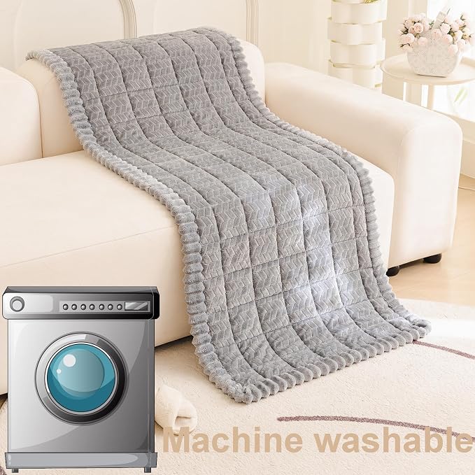 Pet Couch Cover Dogs Washable Sofa Protector Covers Non Slip Fuzzy Dog Mat | Soft Flannel, Anti-Slip Backing, Protect Furniture from Hair, Dirt, Messes, Fit Sofa and Loveseat - Image 4