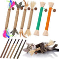 12 Pack Silvervine Cat Chew Sticks - Natural Kitten Toy for Cats by GREMBEB
