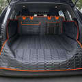 Reliadura SUV Cargo Liner for Dogs, Waterproof Pet Cargo Cover with Bumper Flap Protector, Scrachproof Non-Slip Dog Seat Mat for SUVs, Large Size Cargo Liner Universal Fit (Orange) by Reliadura