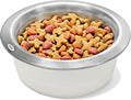 OXO Pet Nonslip Stainless Steel Dog Bowl - Medium, 2 Cup Capacity | Wide Mouth, Weighted Base, Comes Apart for Easy Cleaning, Dishwasher Safe, Cat Bowls by Unknown