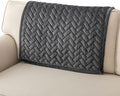 Eismodra Couch Cover,Sectional Couch Covers,Sofa Covers for 3 Cushion Couch,Anti-Slip Sofa Slipcovers for Dogs Cats Kids Loveseat Recliner L Shaped Armrest Backrest,Dark Gray 36''x36''(Only 1 Piece) by Eismodra