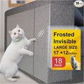 Cat Scratch Furniture Protector for Couch, Clear Cover from Cat Claws | Clear Self-Adhesive Furniture Protector Helps Stop Cat Scratching On Couches And Sofas With Easy, Clean Removal by AOUKAR