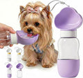 Portable Dog Water Bottle, Travel Bowls, Doggy Food Container | Puppy Drinking Bottle Dispenser | Small Dogs Needs | Gift for Dog Lover | Pet Travel Essentials Boy Dog Accessories by Unknown