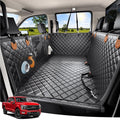 Zanch Hard Bottom Dog Seat Cover for Trucks, 25" L Back Seat Extender | 450 lb Hard Bottom Support, Waterproof, Scratchproof, Fits Cars, SUVs & Trucks, For Multiple Large Dogs by Zanch