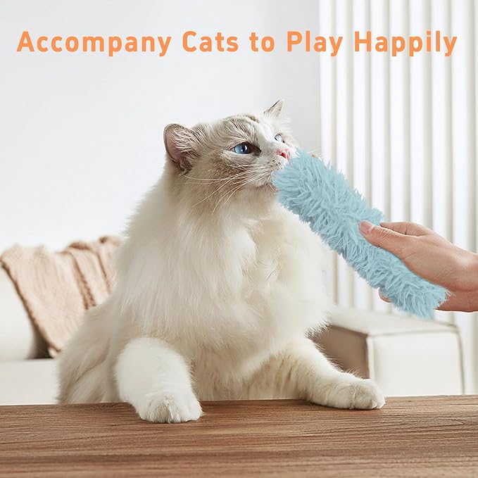 3 Pack Catnip Toys,Soft and Durable Cat Pillows Toys, Funny cat Toy | Rich Color Catnip toy, Cat toys for indoor cats, Indoor Interactive toy, cat kicker toy, Companion Toys for Cats (Green Set) - Image 6