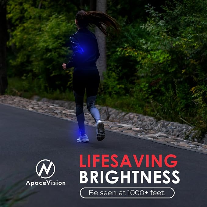 LED Safety Light (2 Pack) - Clip On Strobe/Running Lights for Runners, Dog, Bike, Walking, Boat, Kayak, Stroller and More - High Visibility Accessories for Your Reflective Gear, Bicycle - Image 3
