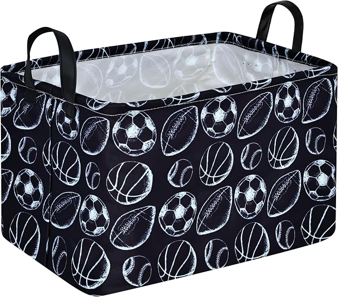 MAIZMZ Kids Hamper Storage Bins Organizer Toy Box Laundry Basket Large Canvas Collapsible Chest for Home/Dorm/Kitchen/Pet/Office/Closet/Shelf/Gift Baskets by Unknown