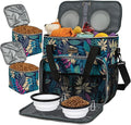 BAGLHER Dog Travel Bag, Pet Travel Bag (ALL Pet Travel Supplies), With 2 Pet Food Containers and 2 Collapsible Silicone Bowls; Essential Kits for Travel Hawaii by BAGLHER