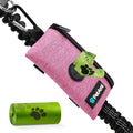 PetAmi Dog Poop Bag Holder for Leash, Pet Waste Bag Dispenser, Pink | Soft Dog Poop Bag Holder Clips to Leash, Harness, Belt Storage for Treat Key, Pet Bag Dispenser, Doggy, Doggie by PetAmi