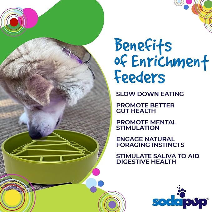 SodaPup Pine Tree Enrichment Bowl – Durable Slow Feeder Bowl Made in USA from Non-Toxic, Pet-Safe, Food Safe Material for Mental Stimulation, Slowing Down Eating, Healthy Digestion, & More - Image 4