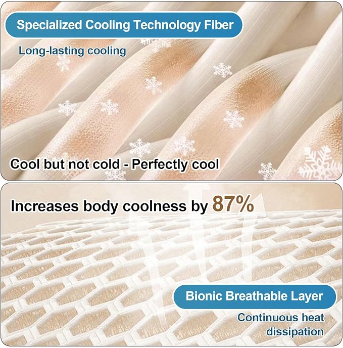 OTOB Cooling Dog Couch Cover Ice Silk Fiber, Washable & Non Slip Sofa Slipcovers Furniture Protector, Soft Pet Bed Cooling Mat, Durable Dog Sofa Covers(Khaki, 28"*70") - Image 6