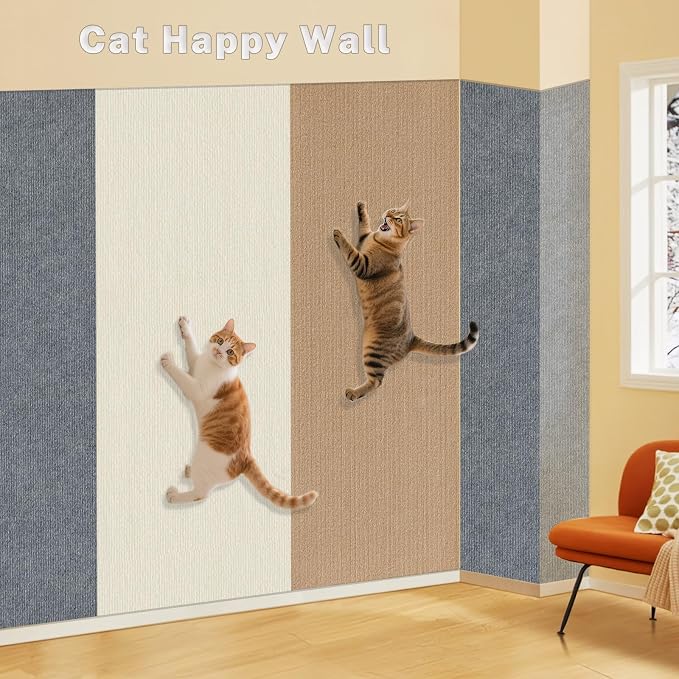 Cat Scratch Furniture Protector, Couch Guard for Sofa and Chairs | Durable scratch-friendly surface protects sofas, repairs worn cat trees, and upgrades cat houses for scratching and climbing. - Image 5