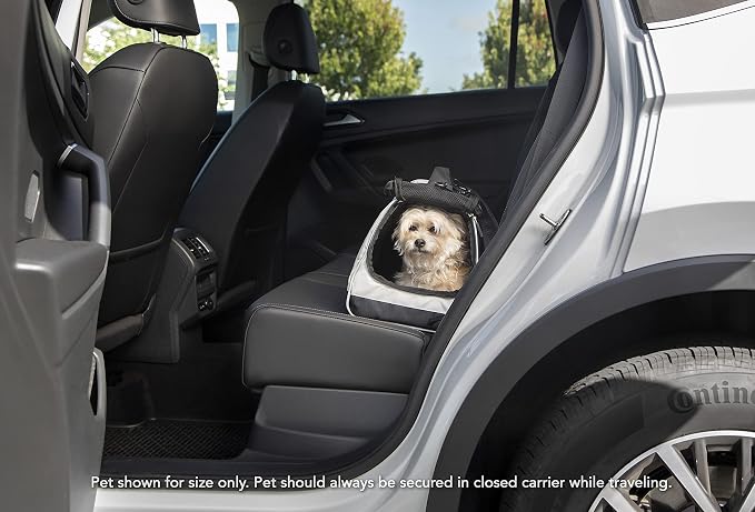 Sherpa Forma Frame Crash-Tested Travel Pet Carrier, Airline Approved & Guaranteed On Board - Black, Medium - Image 5