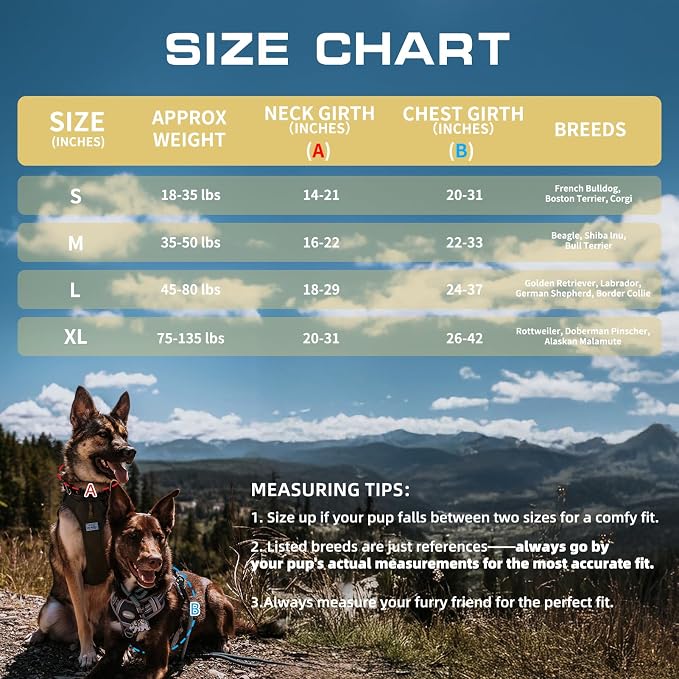 AUROTH Tactical Dog Harness for Large Dogs, Heavy Duty No Pull Pet Vest | Easy Control Handle, Adjustable, Reflective, Military K9, for Doberman Husky Walking Hunting Hiking, Bohemia Orange, X-Large - Image 8