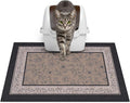 Glittme Cat Litter Mat, 24"x15" Non-Slip Washable Trapping Mat for Cats | Litter Trapping Mat With Thick PVC Coil To Catch Scatter, Soft On Paws And Waterproof Bottom To Protect Floors by Glittme