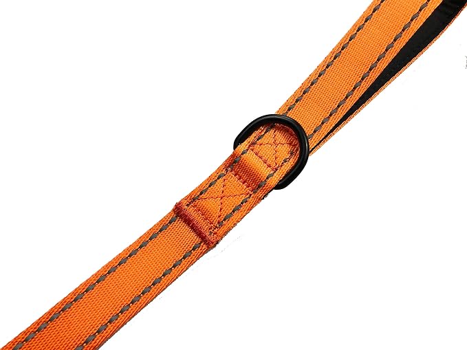 Dog Leash 6ft Long,Traffic Padded Two Handle,Heavy Duty,Reflective Double Handles Lead for Control Safety Training,Leashes for Large Dogs or Medium Dogs,Dual Handles Leads(Orange) - Image 7