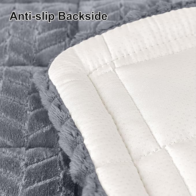 Smiry Couch Cover for Dogs, Non Slip Fuzzy Pet Sofa Covers Washable | Sofa Slipcovers for 2-3 Cushion Couch, Soft Thick Furniture Protector for Cats Dogs, Against Fur, Dirt, Scratch (27.6"x59") - Image 6