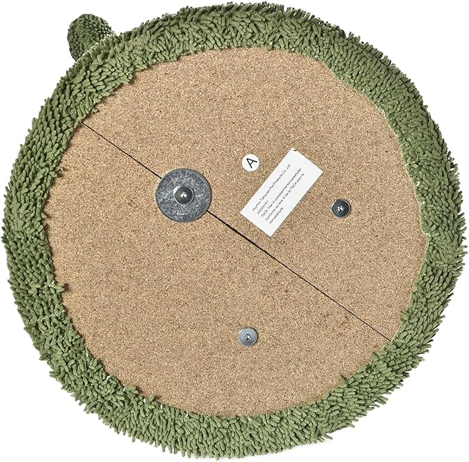 Amazon Basics Sisal Cat Scratching Post, Indoor Cactus Triple Posts for Cats & Kittens with Dangling Ball, Small, 22.4"H, Green - Image 3