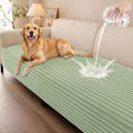 Smiry Waterproof Couch Cover for Dogs, Washable Non Slip Plush Protector | Waterproof Protection, Plush Flannel, Non Slip Backing, Pet Hair & Scratch Protection, Soft Cover (36" x 94.5") by Smiry