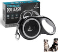 Retractable Dog Leash – Extendable up to 16 FT, Heavy Duty Nylon Tape, No-Tangle, One-Handed Brake & Lock, for Small to X-Large Dogs up to 44 lbs (Black) by PetVest