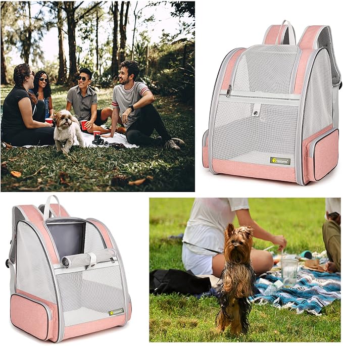 Texsens Innovative Traveler Bubble Backpack Pet Carriers for Cats and Dogs - Image 7