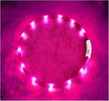 LED Dog Collar,USB Rechargeable Glowing Dog Collars, Light Up Collar Improved Pet Safety &Visibility at Night, 3 Flashing Modes,Water-Resistant LED Lighted Fits for Small Medium Large Dogs by Fashion%26cool
