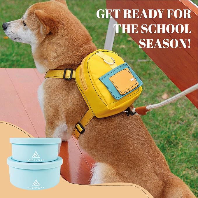 AVERYDAY 50 Oz Travel Dog Bowls with Lids, 2-in-1 Portable Pet Bowls for Food and Water, Leakproof Travel Dog Food & Water Bowl for Outdoor, Camping, Travel Dog Feeding Bowl, Daycare Pet Bowls - Image 7