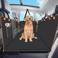 Hard Bottom Dog Car Seat Cover for Back Seat, Holds 420lbs - Waterproof Sturdy Nonslip Hammock for Cars/Trucks/SUVs - Easy to Clean & Safe Backseat Extender for Large Dogs by Lekespring