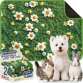 Washable Pee Pads for Dogs, Reusable Puppy Potty Training Pads, Ultra-Absorbent Thick Waterproof Leak-Proof Non-Slip Pads & Mat for Crate, Playpen, Floor, Whelping & Housebreaking , 2 Pack 18"x24" by Verdasun