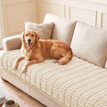 hyha Couch Cover for Dogs, Washable Non Slip Plush Flannel Sofa Protector | Thick Flannel, Anti-Slip Backing, Pet Hair & Scratch Protection, Fits Sofa & Loveseat (35.4" x 70.9") by hyha