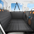 Dog Car Seat Cover for Back Seat, Hard Bottom Back Seat Extender for Dog | Back Seat Pet Cover for Dogs - Supports 400lbs, Waterproof Heavy Duty Scratch Resistant, Dog Hammock for Full-Size Trucks/SUV by Unknown