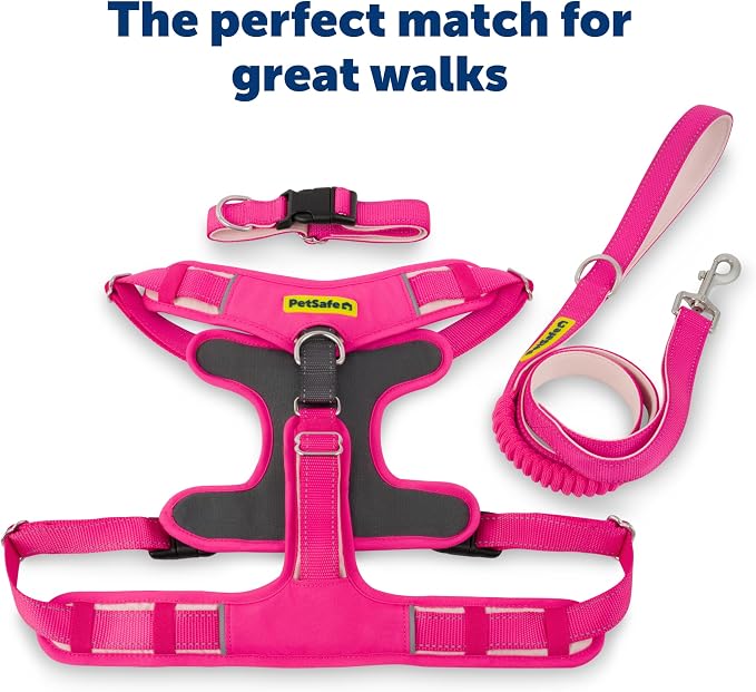 PetSafe Easy Walk Comfort No Pull Dog Harness, Pink, Extra Small | Stops Pulling on First Use with Front Martingale Loop, Full-Body Padding, 5-Point Adjustable Fit - Image 9