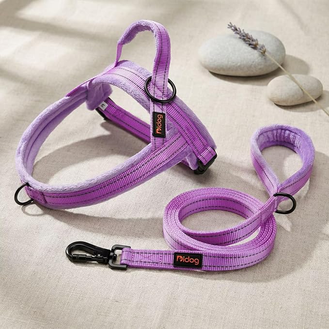 Didog 6FT Reflective Dog Leash for Medium Large Dogs,Slim 3/4" Width,Purple | Soft Padded Handle, Plush Comfort Grip, Tangle-Free, 360°Heavy-Duty Strengthened Clasp for Daily Walks/Training, Night Safety - Image 7